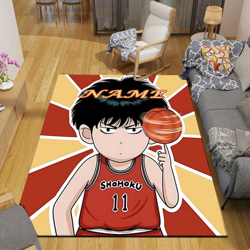 Custom 1Pc Basketball Stars Rug Office Carpet Indoor Outdoor Entrance Doormat Nonslip Soft And Comfortable Living Room D2915325