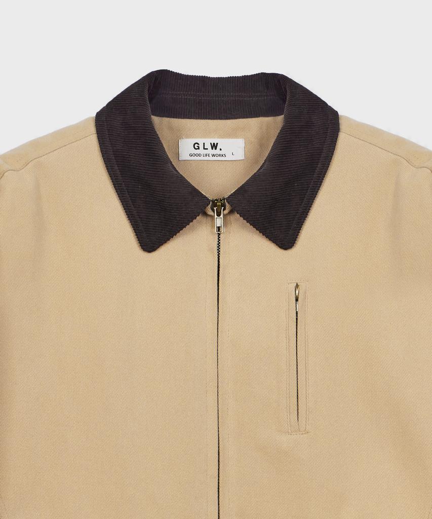 Glw Heavyweight Padded Work Jacket Beige