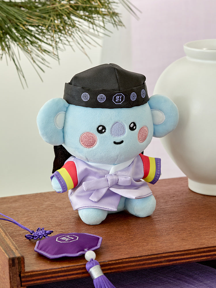 BT21 KOYA BABY Premium K-Edition Sitzendes Plüschtier (Hanbok Ver.)