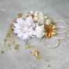 [Lomeri] Artificial Flower Hair Ornament for Coming-of-Age Ceremony, Graduation Ceremony, Furisode Kimono, Wedding, Japanese Traditional Clothing A492