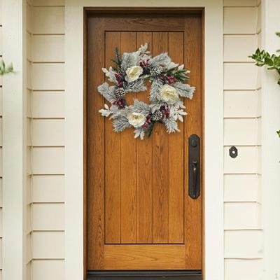 Christmas Wreath Realistic Xmas for Outdoor Indoor