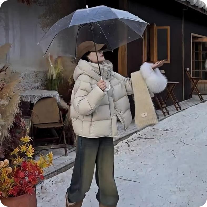 Short Down Padded Jacket Women's Cold-proof Thick Padded Jacket Small Padded Jacket Bread Winter Jacket