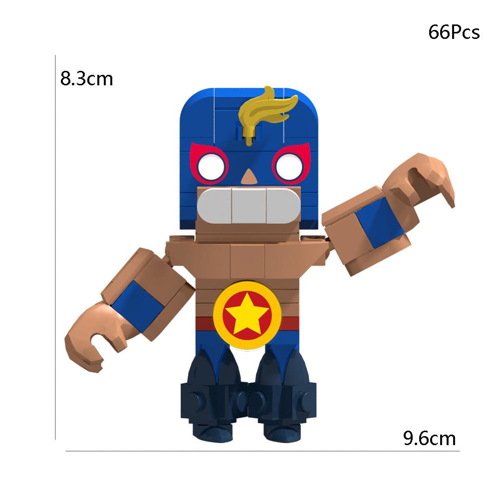 Building Block Set - DIY Assembly Collectible Mini Figures With Interchangeable Parts |Game Character Model Kits For Fans & Adults