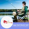 Shrimp Bait Realistic Looking Bright Color Flexible Highly Simulated with Sharp Hook Easy Penetration Multi-Section Shrimp Bait Luminous