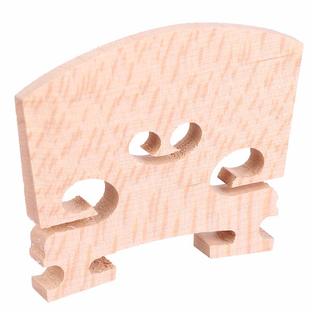 5 Pcs Premium Maple Wooden Violin Bridge Violin Accessory Part  for Instrument Learner(1 8)