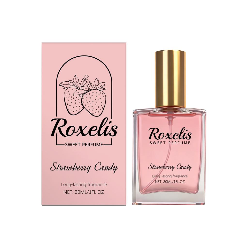 Strawberry Candy Sweet Fragrance Fresh Fruity Scent Sweet Girl Vibe Daily Date Commute Portable Perfume Natural Floral less
