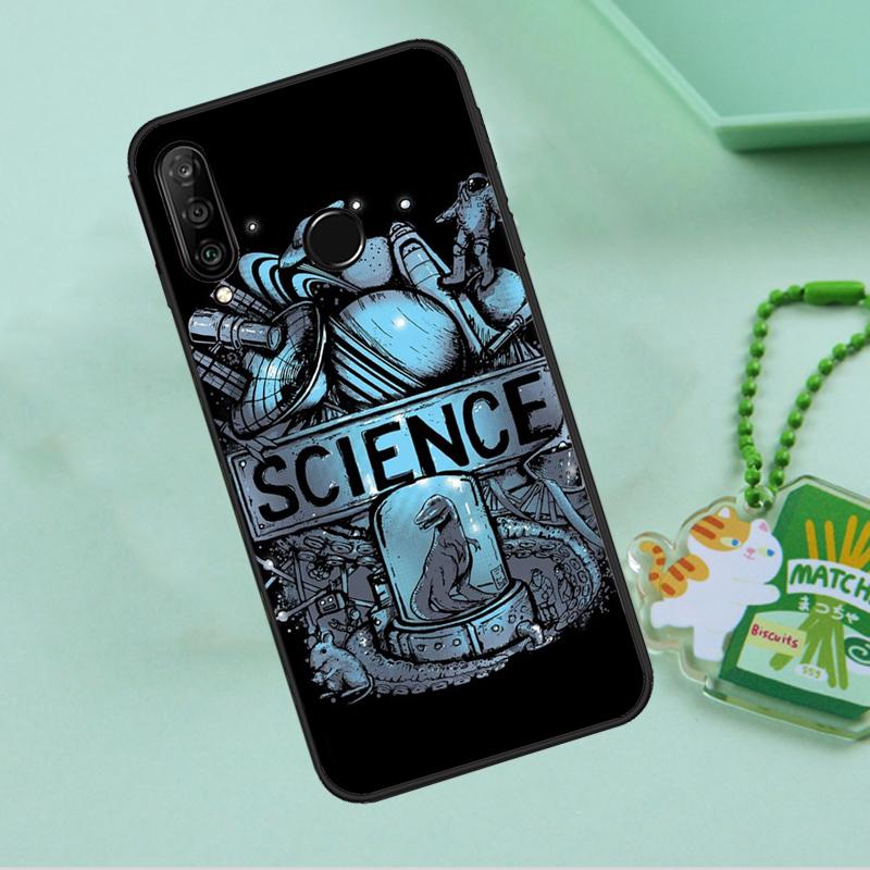 Science Chemistry Caffeine For Huawei Nova 8i 11i 12i 12s 9 10 SE Y90 Y60 Y70 Y72 Y61 Y91 P20 P30 P40 Lite P60 Pro Case