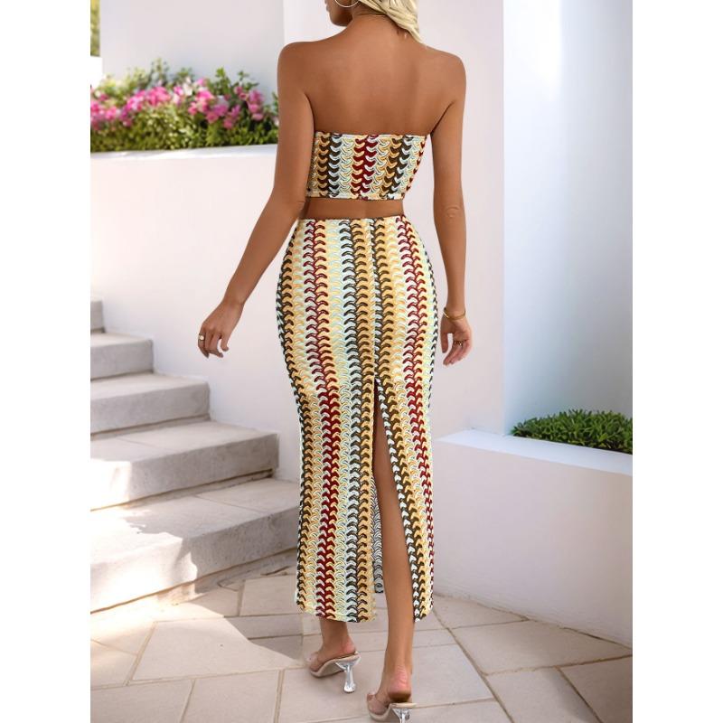 YYFS Women's Fashion Casual Summer Spring Sleeveless Skirt Suits