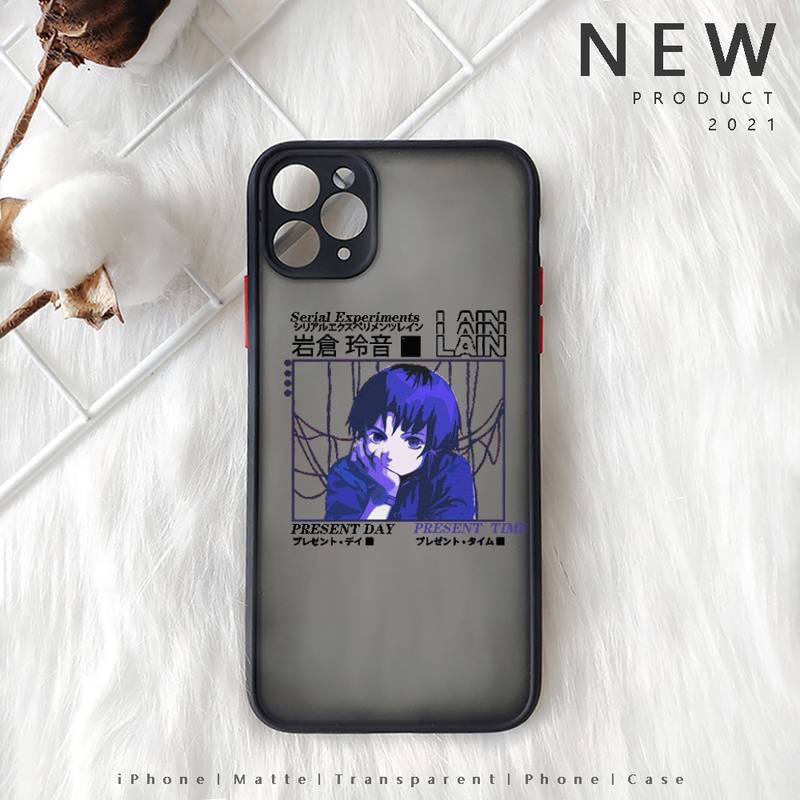 Serial Experiments Lain Phone Cases for iPhone 11 12 13 Mini Pro XS MAX 8 7 Plus X SE 2020 XR Luxury Brand Shell Funda