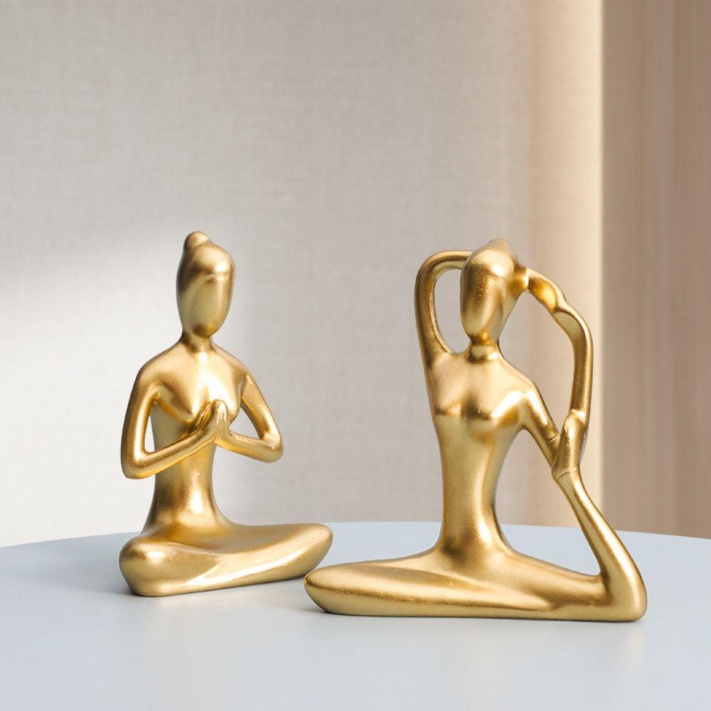

Yoga Poses Girls Yoga Girl Sculpture Abstract Abstract Yoga Poses Ornaments Living Room