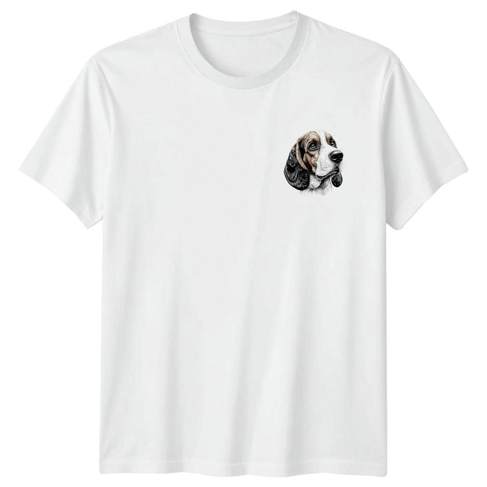 Basset Hound Dog Breed Animal Unisexs TShirt Unisexs Tee Graphic Unisex Top S