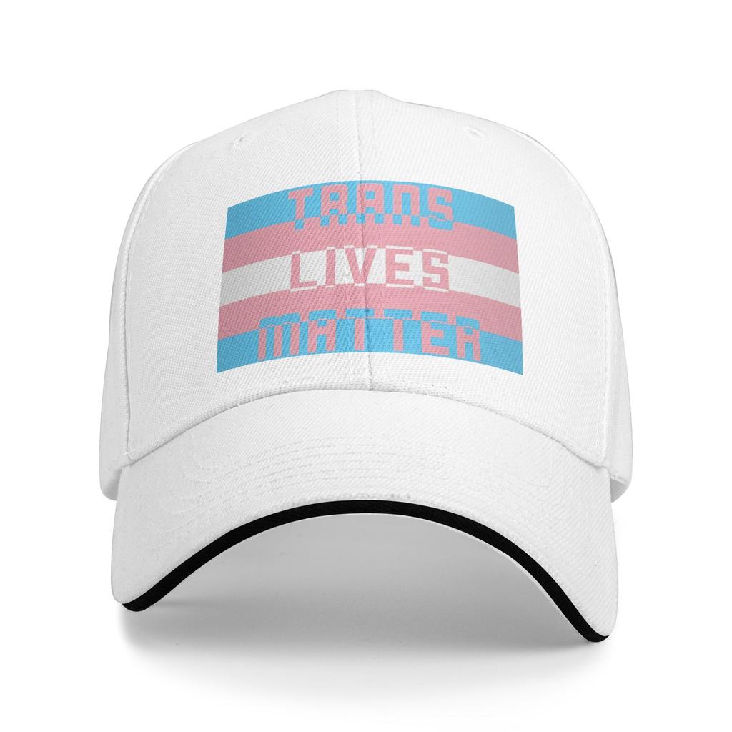 Transgender Pride LGBTQ Baseball Caps Casual Trans not Threat Sandwich Hats Unisex Polyester Caps Hat Outdoor
