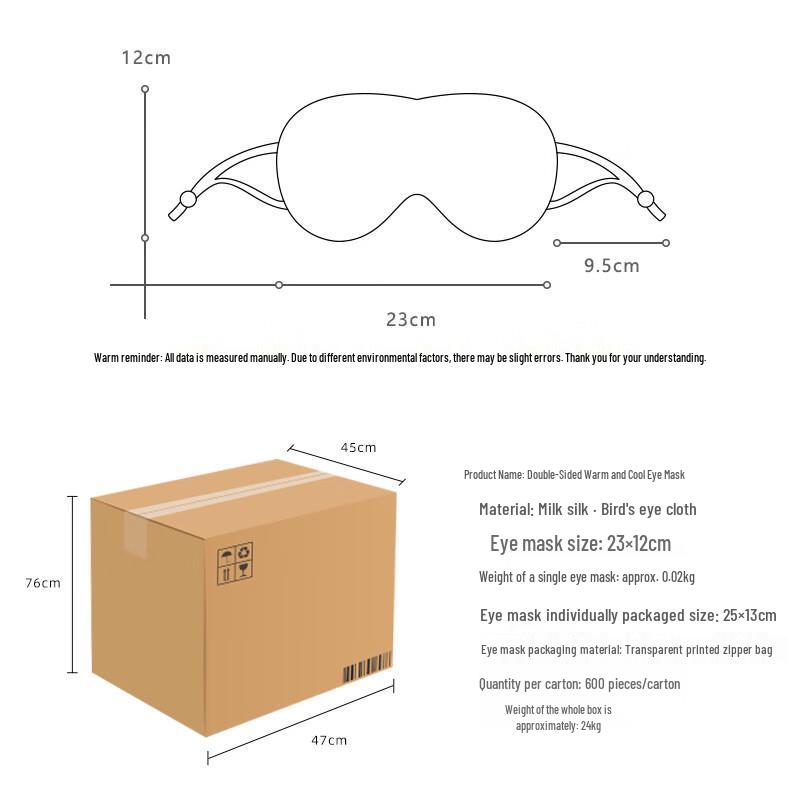DAXTE Reversible Cooling & Warming Eye Mask
