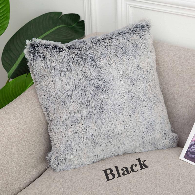 Home Decor Car Seat Fur Plush Throw Pillow Cases Cushion Cover Winter Warm Home Decor Car Seat Fur Plush Throw Pillow Cases Cushion Cover Winter Warm