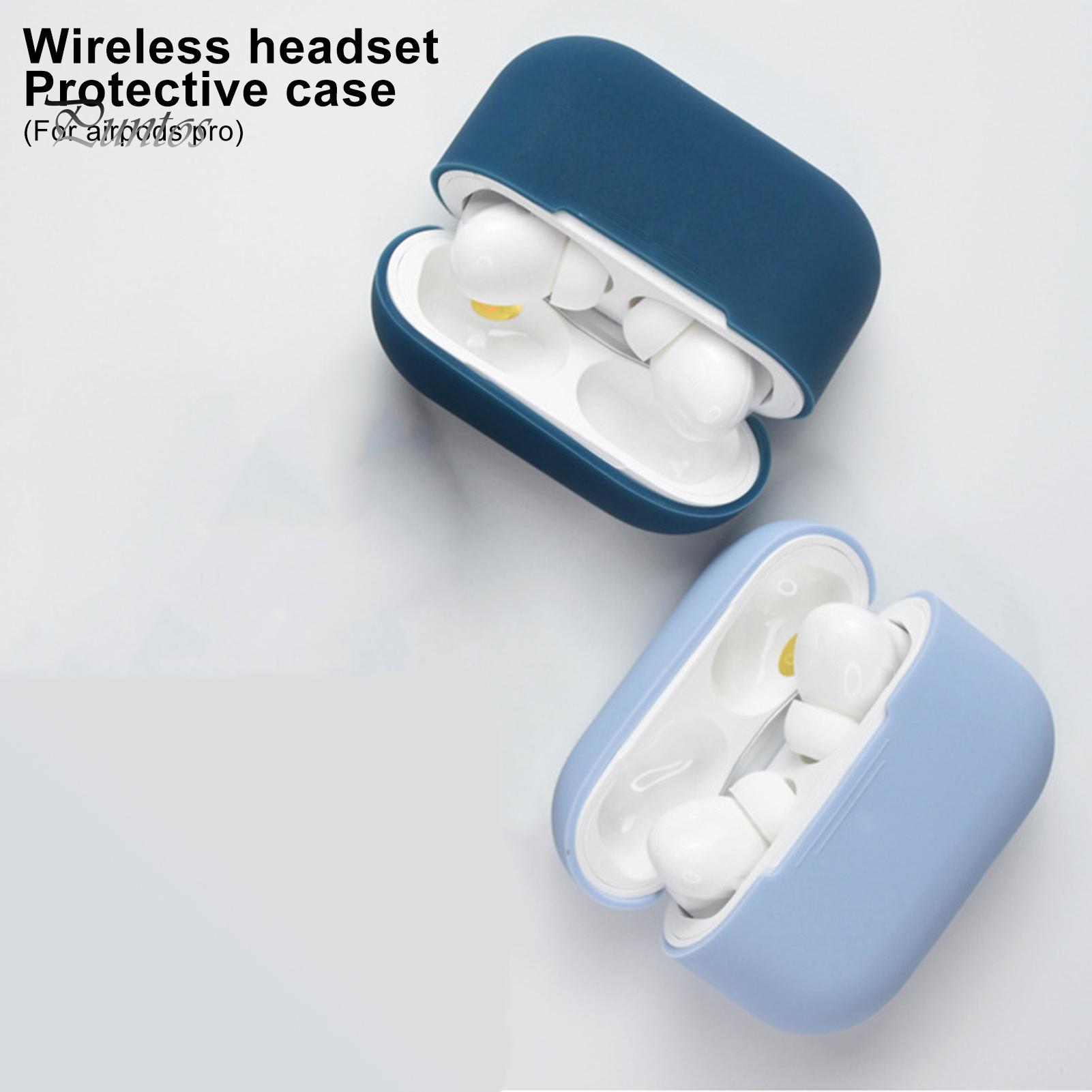 

Для AirPods Pro Anti-falling Износостойкий сплошной цветной чехол для хранения наушников