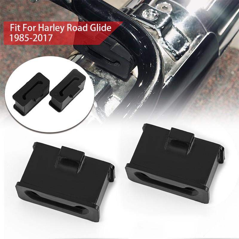 Motorcycle Rubber Muffler Drag Specialties Mount Fits for 1985-17 Harley Touring