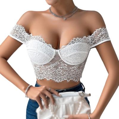 Women's Lace Embroideries Tank Top Perspective Camisole