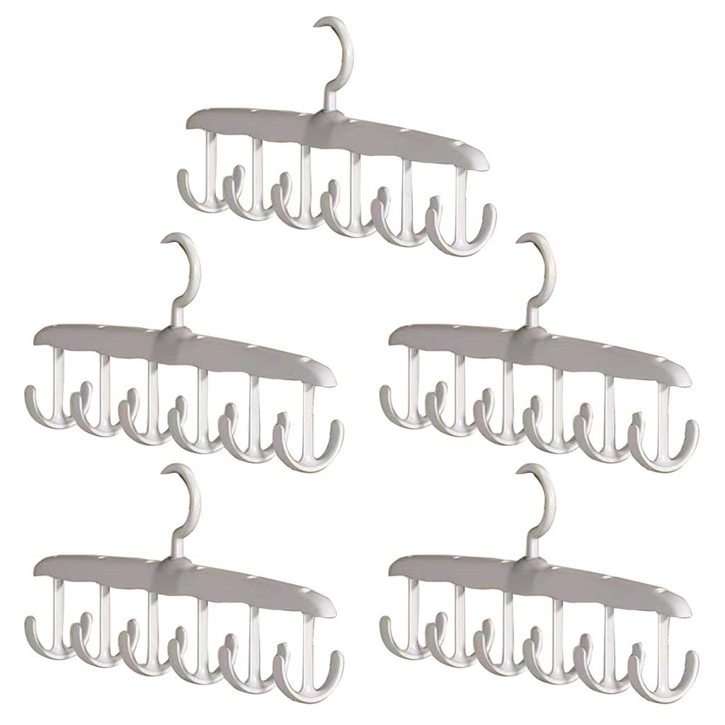 360 Degree Rotating Clothes Hanger With Waved Designs for Space Saving Home Dormitory Storage Organization