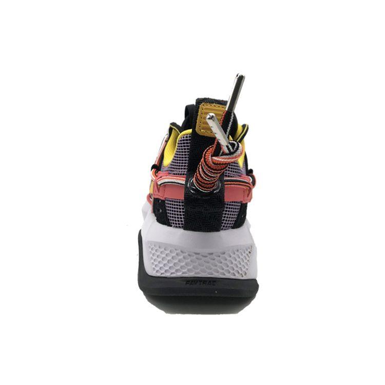 Li Ning Pan Gu Casual Shoes Women's Low Top Black/White/Red AGLP088-10