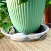 Plastic Flower Pot Tray With Pet Material And Dustproof Design For Garden And Home Use