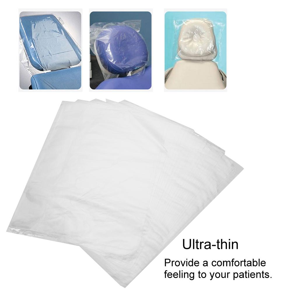 Buy 250pcs / Box Disposable Dental Chair Headrest Cover Plastic