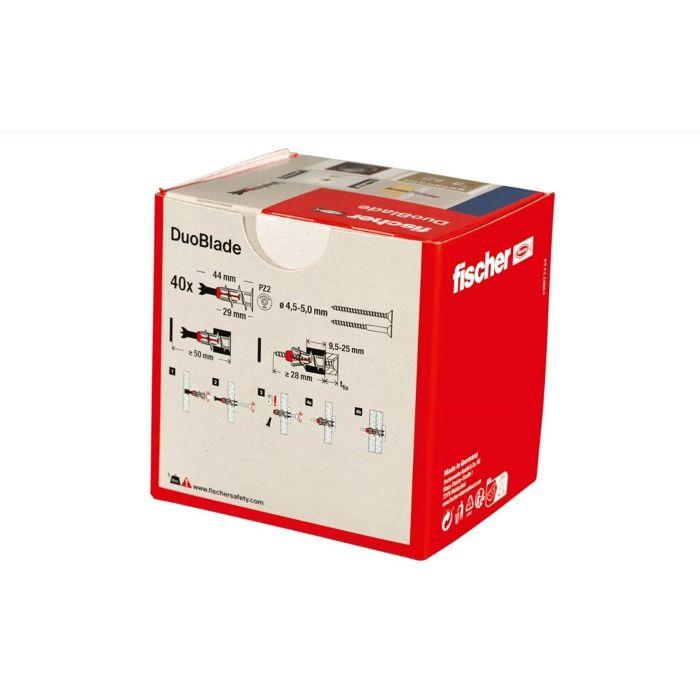 Fischer 545677 DUOBLADE LD Cheville Pour Plaques De Plâtre 44 Mm 40 Pc(s)
