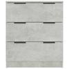 Sideboard Concrete Gray 60 x 30 x 70 cm Particleboard