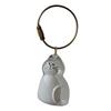 Cat Hair Storage Bottle Transparent Pet Fur Keepsake Keychain for Collecting Cats Dogs Hair Pet Memorial Gift