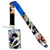 Lanyard Anime Portatessere Portachiavi Lanyard da Collo Per Pass Card Porta Carte di Credito Cinghie Accessori Ciondoli per Cellulare