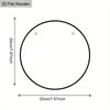 2D Flat 1pc Christmas Hot Drinks Wooden Sign Decoration, Round Embossed Effect Front Door Wall Decoration, Suitable for Home Office Decoration