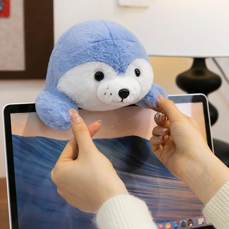 Soft Cute Sea Dog Seal Plush Toy Aquarium Souvenir Office Healing Whale Table By Sea Lion Activity Throwing