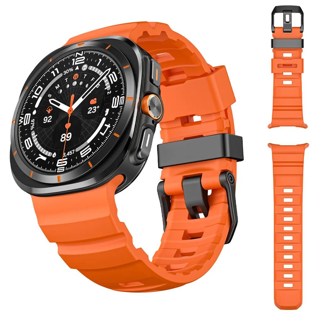 ONETTrail Loop Strap for Samsung Galaxy Watch Ultra 2025 47mm Sport Silicone Bracelet for Galaxy Watch 8 Ultra 47mm Breathable BeltMN