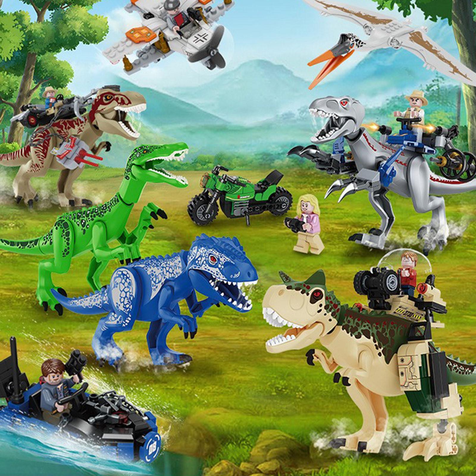 

Children s Assembly, Small Animals,Children s Gift Boy Dinosaur World Small Assembled Building One Size