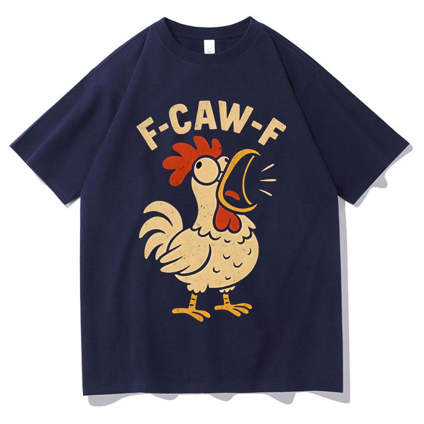 Funny FCawF TShirt Double Sided Print Men Fashion High Quality Y2K Tshirt Chicken Casual Short Sleeve Hot Sale Teenagers Tops