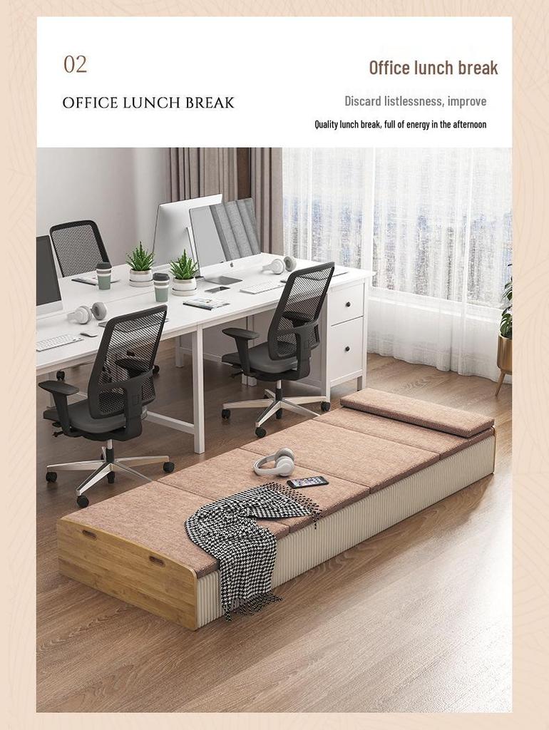 Multi-Functional Folding Bed: Extendable, Portable, and Movable for Home or Office Use