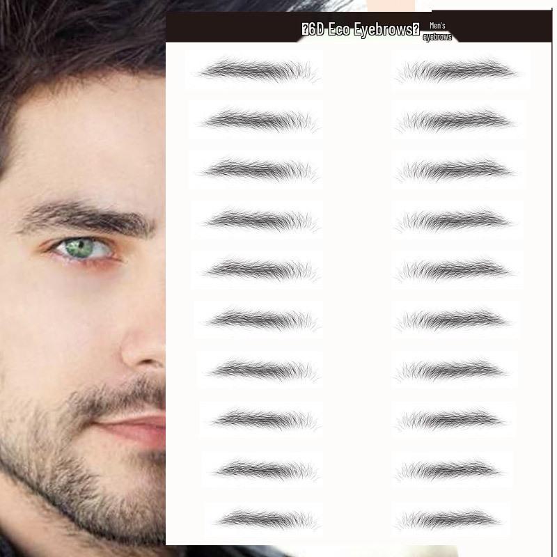 Zhengxiang 2025 Waterproof 6D Eyebrow Stickers - Realistic, Easy Makeup for a European, American, and Korean Style.
