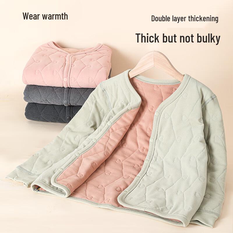 LangSha Kids' Thickened Fleece Thermal Top