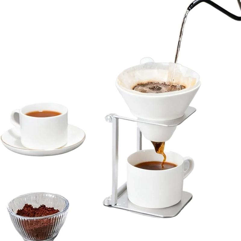 Foldable Coffee Drip Holder Aluminum Alloy Support Stand For Wireless Portable Espresso Machine Electric Pour Over Brewer Travel