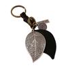 Vintage Key Ring Wing Butterfly Leaf Pendant Men Keychain Xmas Gift