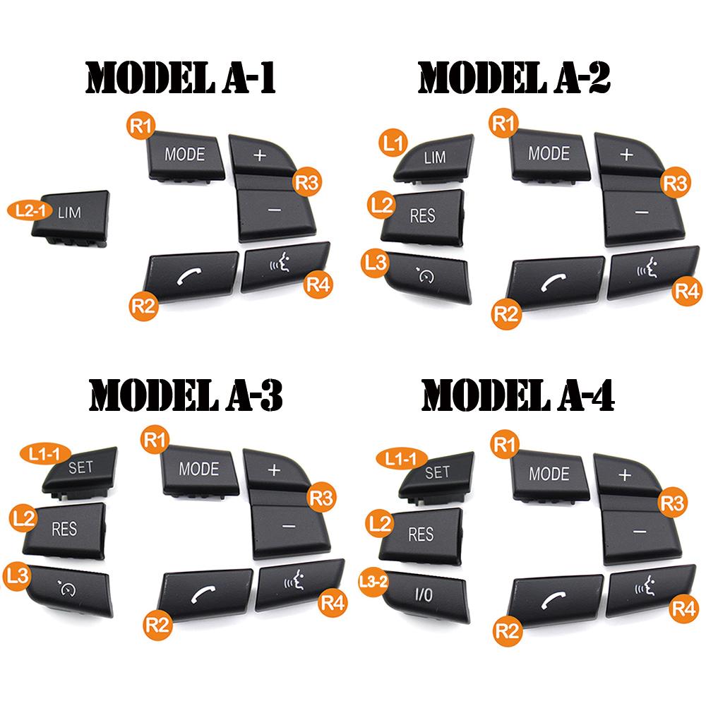 Car Steering Wheel Control Switch Buttons For 1 3 4 5 6 7 X3 X5 Series F20 F30 F34 F36 F10 F11 F07 F12 F01 F02 F15 F16 F25 F26