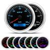 85MM GPS Speedometer With GPS Antenna 0-60 MPH For Motorcycle Marine Boat Car Truck Speed Gauge Meter 7 Color Backlight