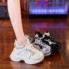8217 Hollow Dad Shoes Women's Summer New Thick-soled Breathable Mesh Casual Casual Shoes Heightening Women's Shoes Resistant To Dirty Tide