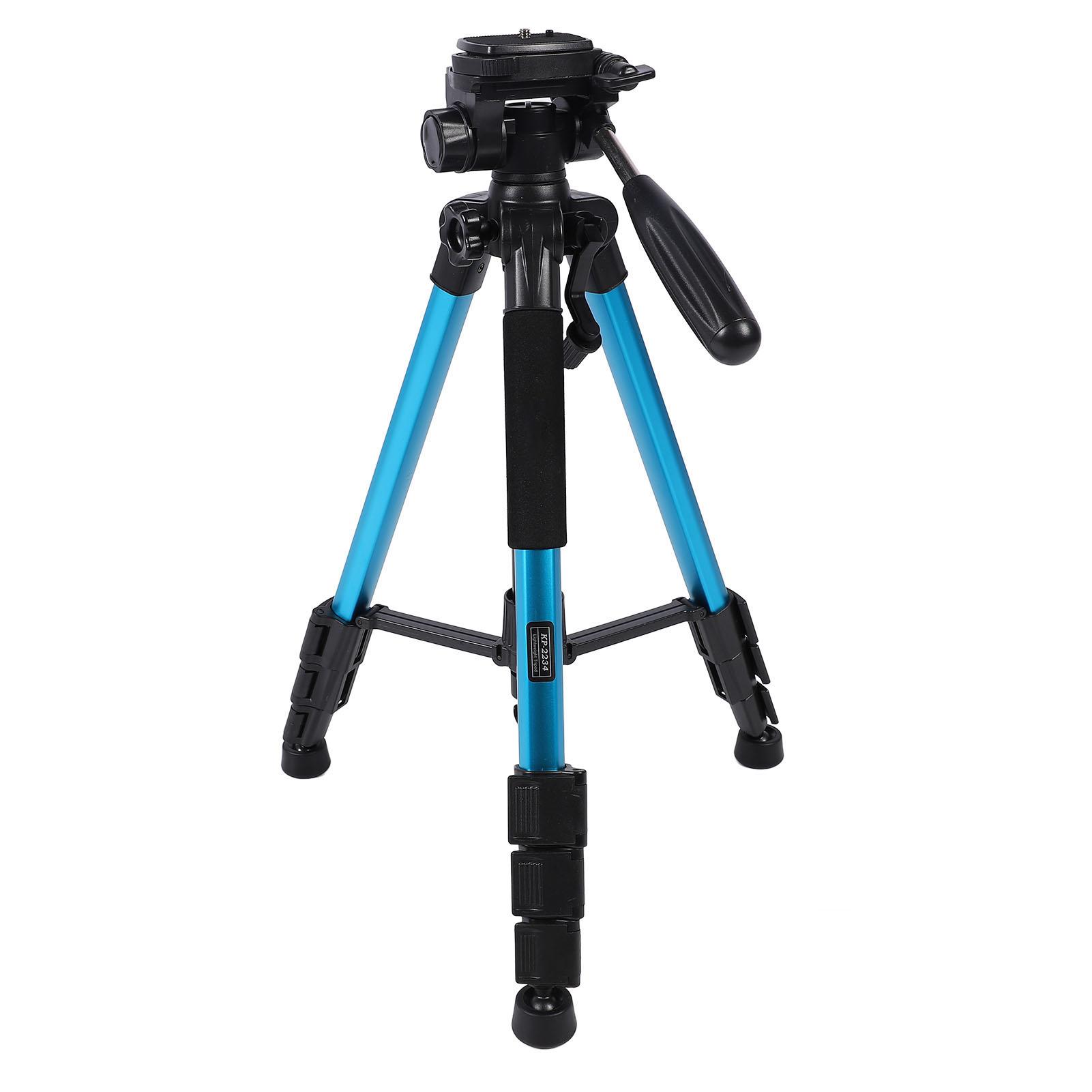 

Портативный универсальный штатив для телефона DSLR, штатив для прямой трансляции камеры для улицы, синий