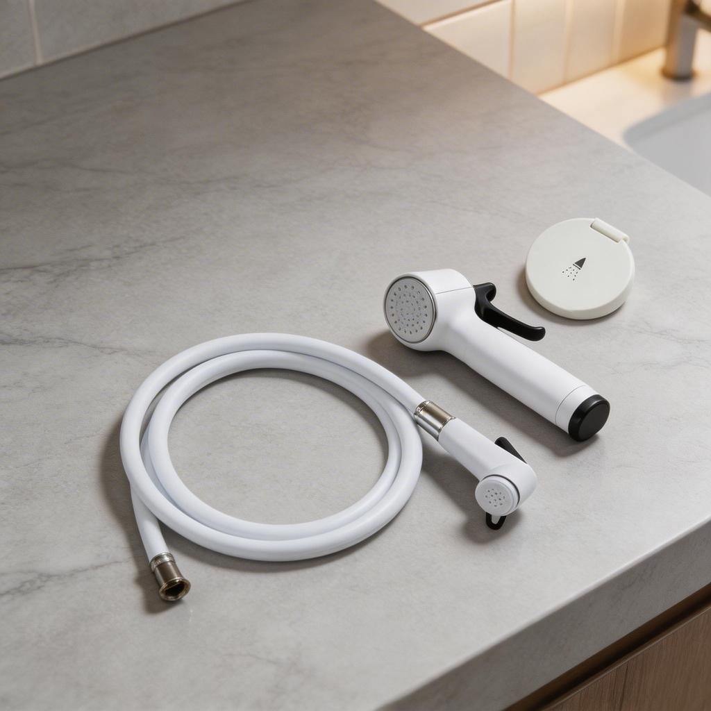Kit Doccetta Marina Retrattile Risparmio Idrico Pressurizzato ABS Portatile Con Tubo Flessibile Per Yacht Barca Risciacquo Esterno
