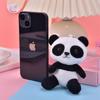 Cute Miniature Panda Stuffed Doll Keychain With Pp Cotton Filling For Children
