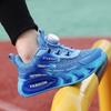 Youth Style Shoes Boys Lightweight Breathable Mesh Running Shoes Kids Outdoor Indoor Sports Slip-On Style