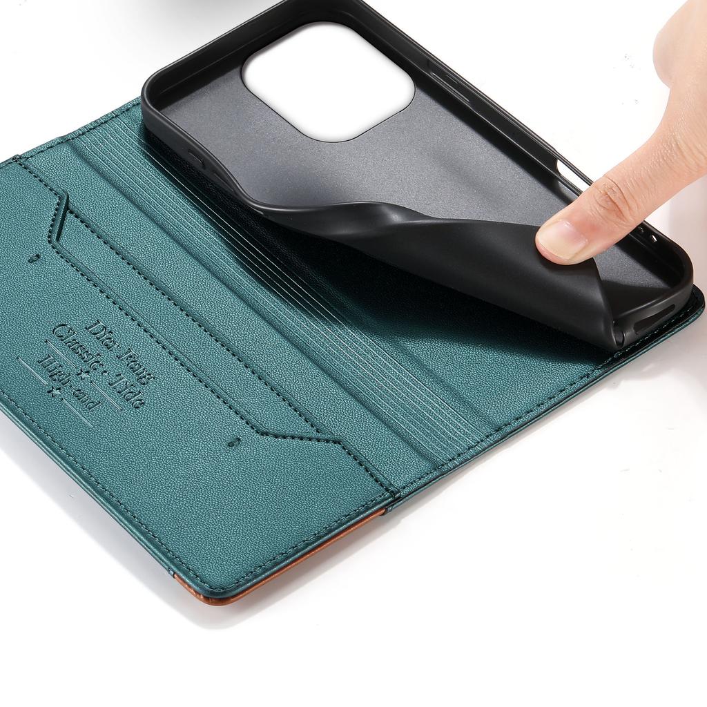 For itel City 100 4G Leather Case Wallet Stand Retro Texture Phone Cover