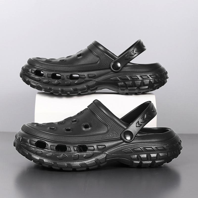 Beach shoes large size fashion casual summer couple hole shoes tire sole one shoe two sandals 36/37