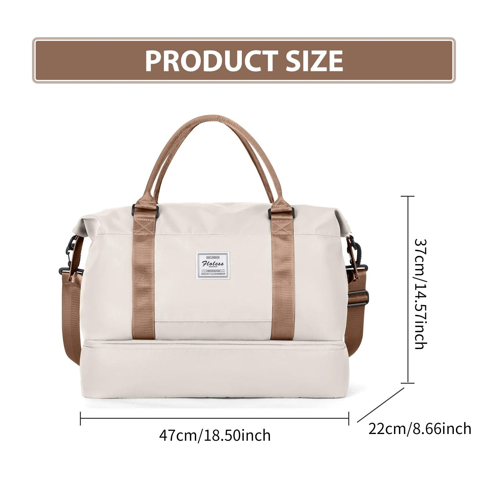 

Дорожная сумка с отделением для обуви, спортивные сумки, сумка для отдыха на плечо для женщин, сумка для багажа на плечо