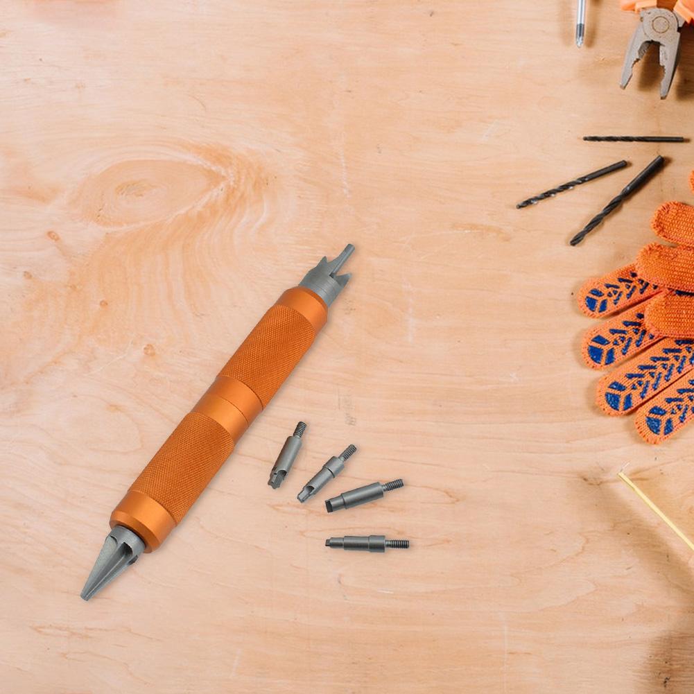 1 Pack Case Prep Multitool Case Chamfer Deburring Hand Tools Primer Pocket Cleaner Reamers for Removing Crimps